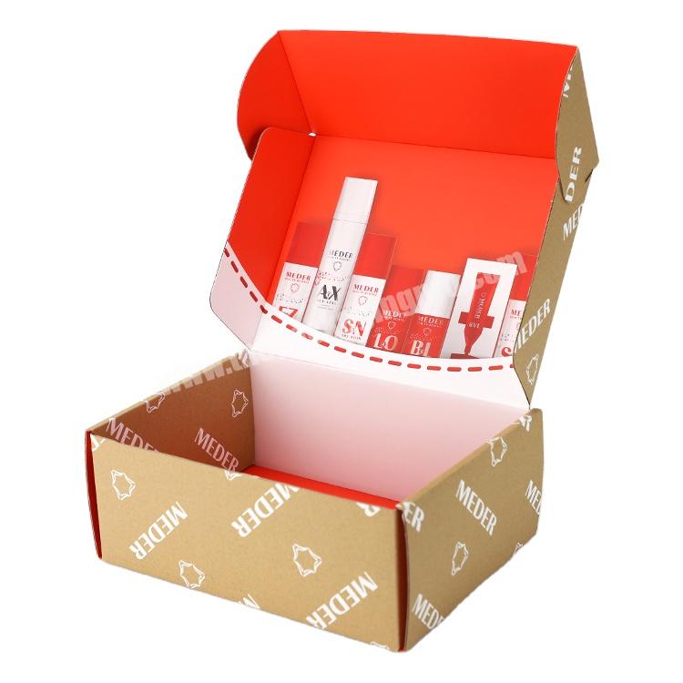 Custom Logo Shipping Carton Packing Cardboard Paper Corrugated Packaging Eco-friendly Mailing Mailer Boxes