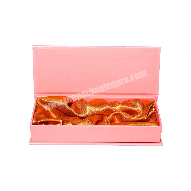 Custom Logo Size Color Printing Box High Quality Eco Friendly Gift Box Golding Stamping Magnetic Cosmetic Box With Silk Cloth