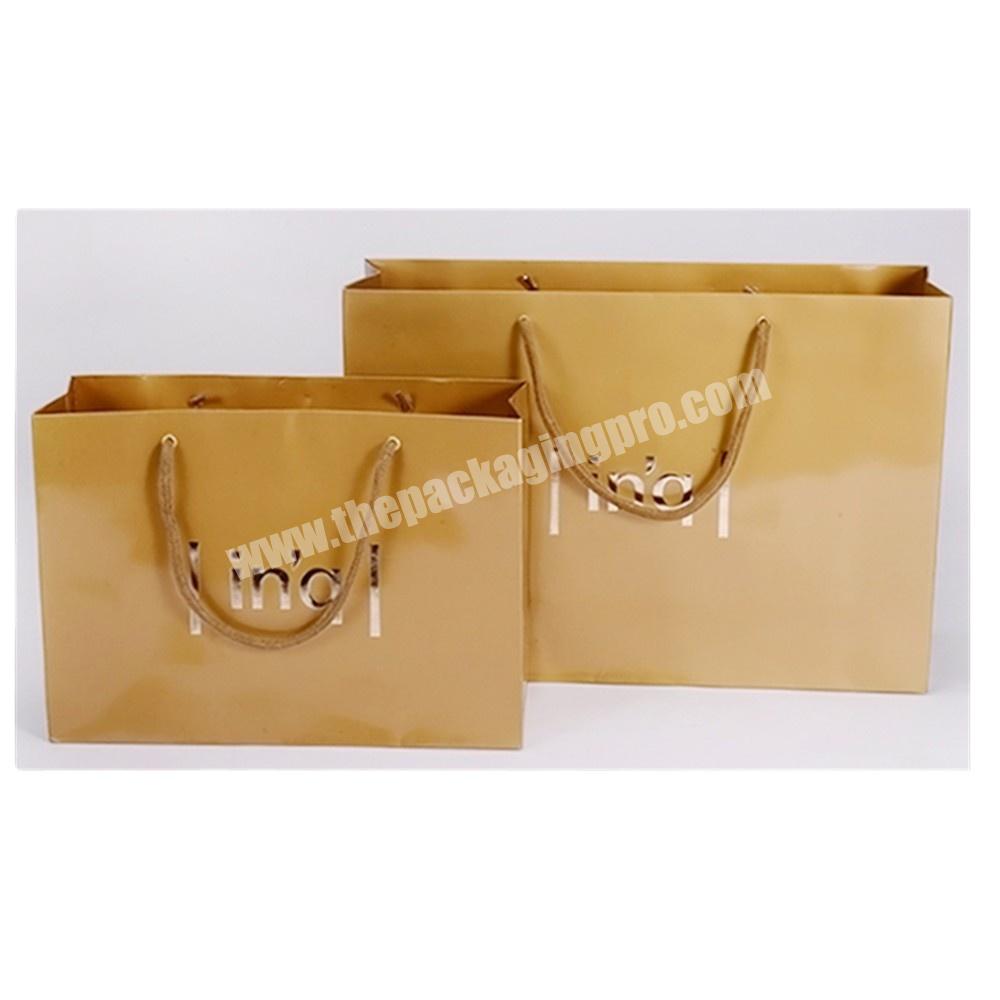 Custom Luxury Clothing Retail Gift Bag Shopping Packaging Paper Bags with Your Own Logo For Clothes