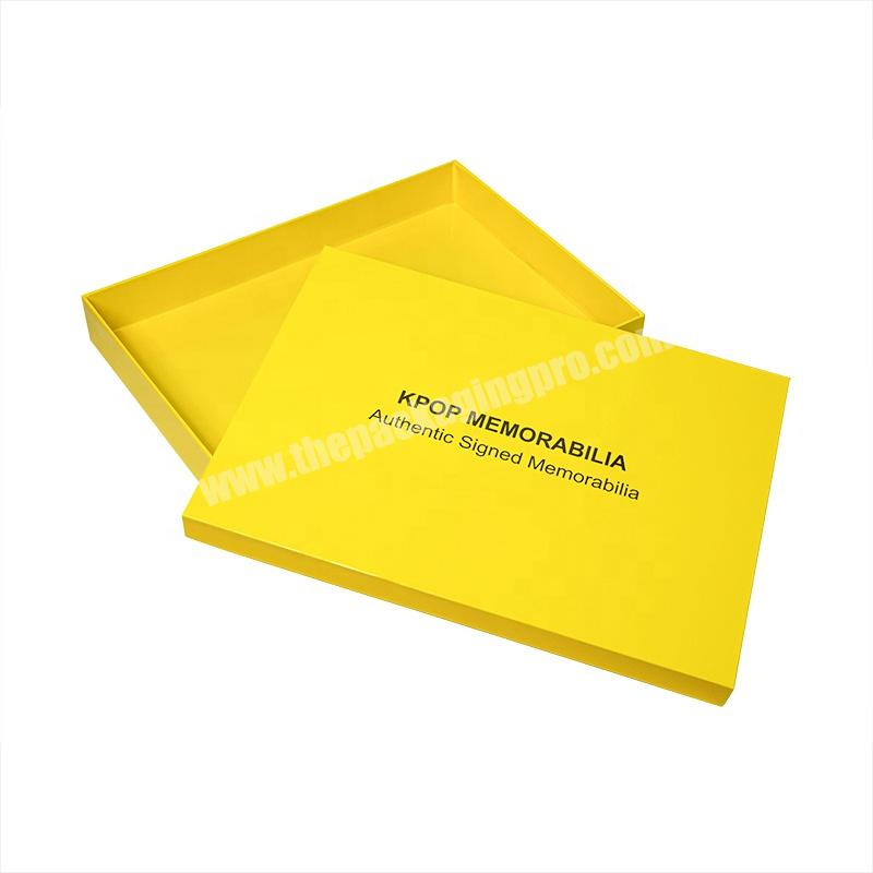 Custom Luxury Top Lid Packaging Gift Box Gloss Finish Design