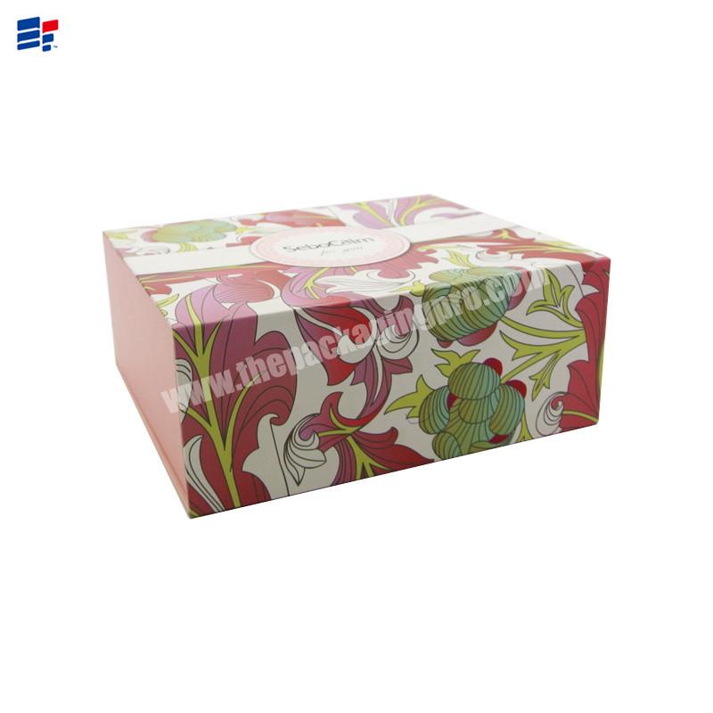 Custom Magnetic Black Gift Boxes Packaging for Present Cardboard Paper Folding With Magnetic Lid Closure Boxes