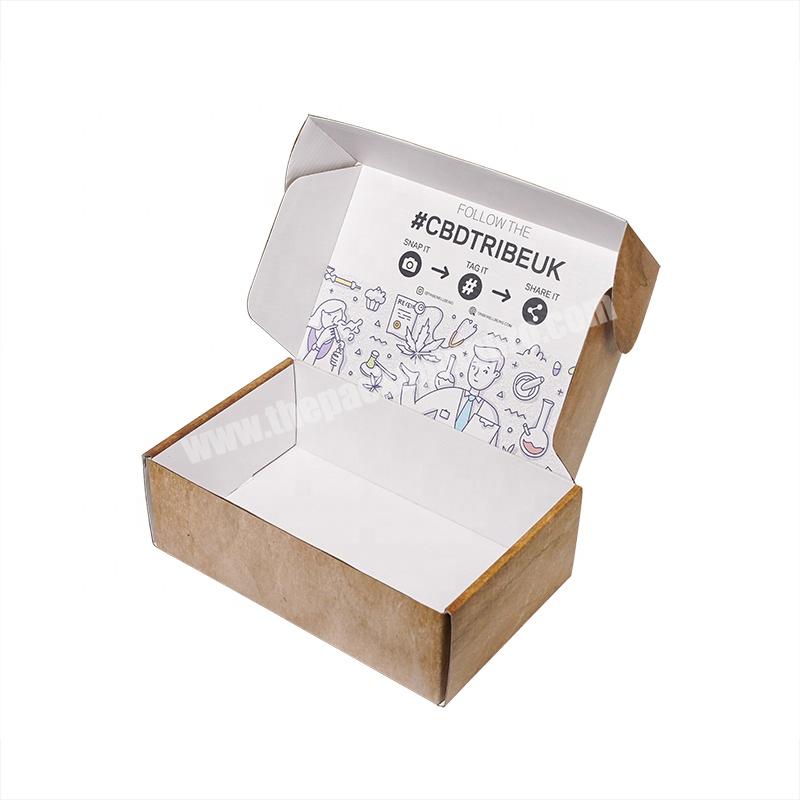 Custom Mailing Paper Boxes Corrugated Shipping Box  CosmeticJewelry Packaging Box
