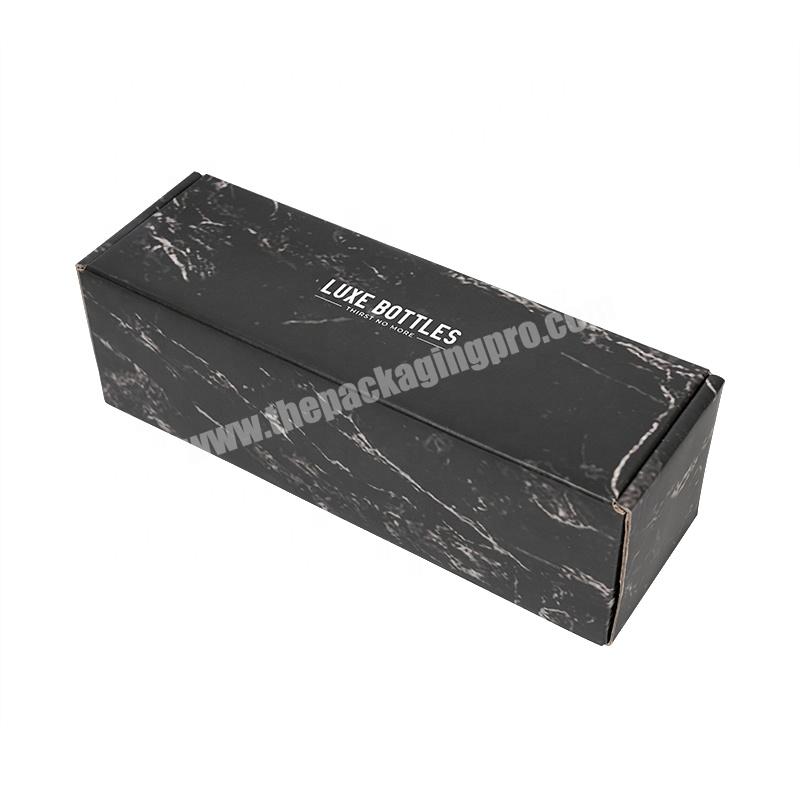 Custom Marbling Printed Corrugated Paper Cup Packaging Paper Box Shipping box Wholesale