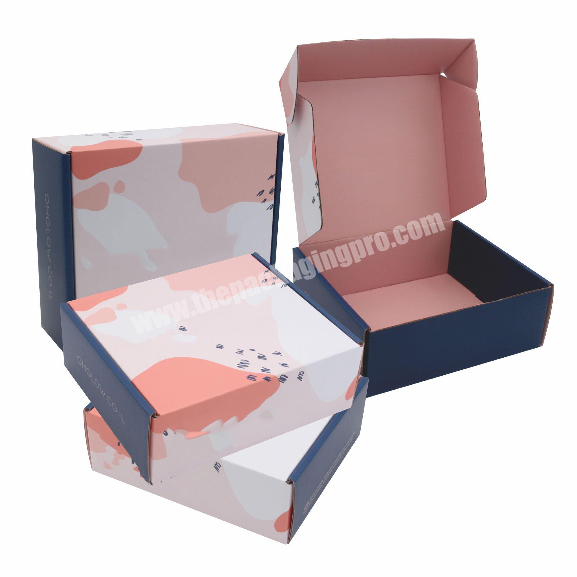 Custom Packaging Garment Clothing corrugated Shipping Boxes Custom Logo Luxury Gift Box For Dress