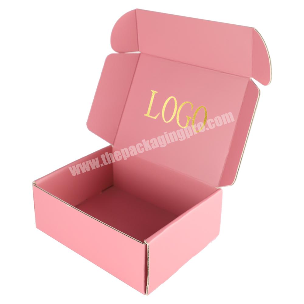 Custom Printed Cajas De Carton Cardboard Corrugated Paper Garment Clothes Shipping Packaging Mailer Gift Box With Private Logo
