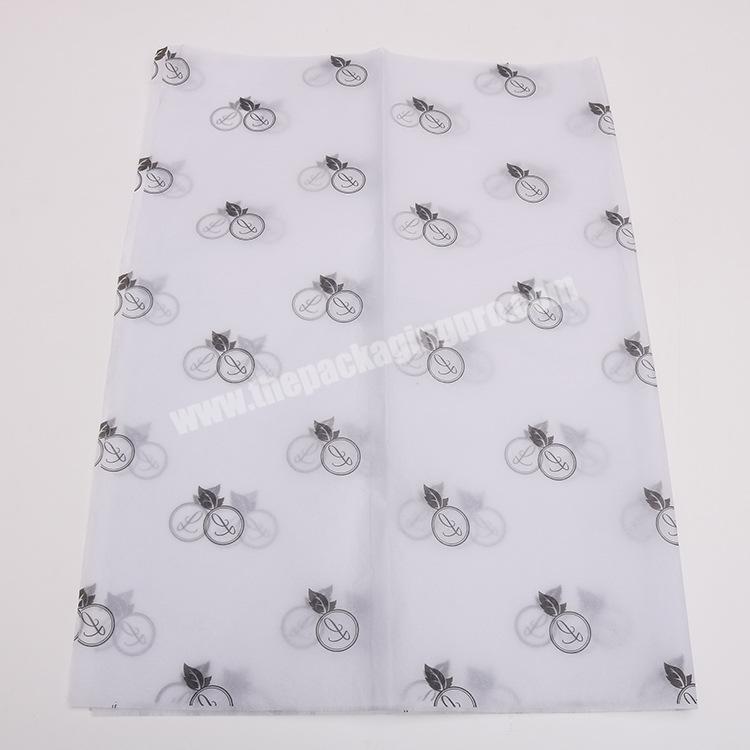 Custom Logo Printed ECO Friendly Wrapping Tissue Paper for Gift Clothes  Shoes Packing Transparent Paper