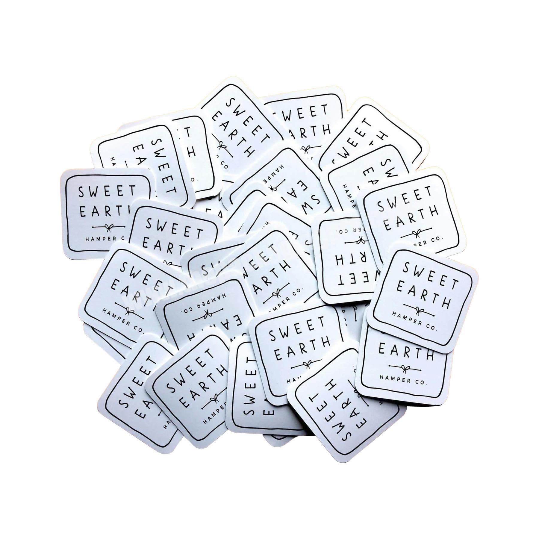 Custom Printed Round Product Sticker Waterproof Plastic Round Sticker Adhesive Paper Round Label Sticker
