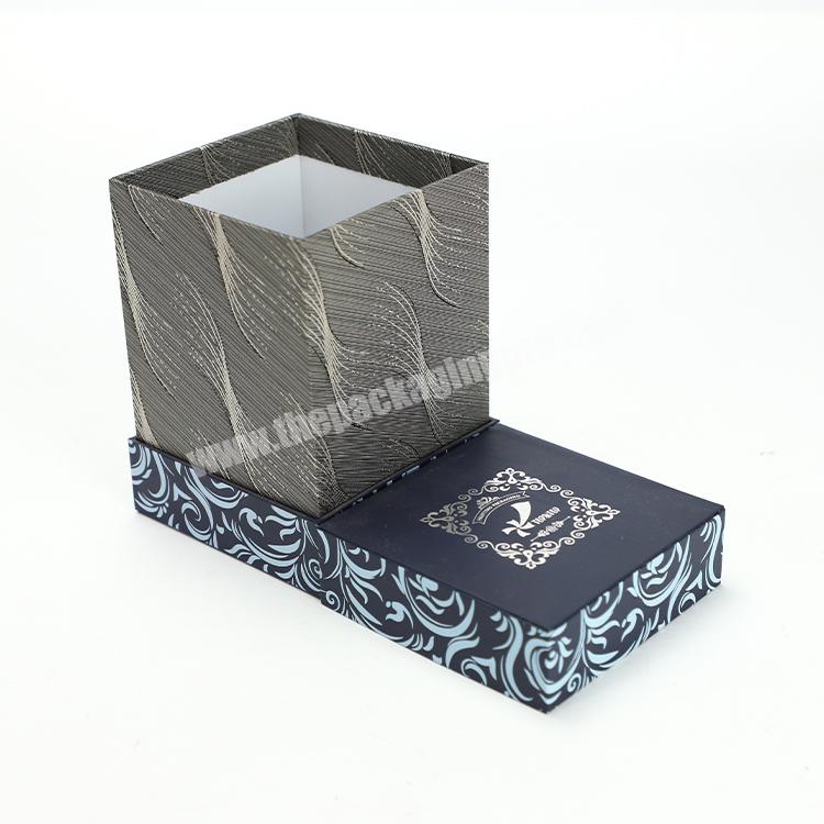 Custom Private label rigid luxury coffret bougie skin care paper boxes scented candle gift packaging box with logo