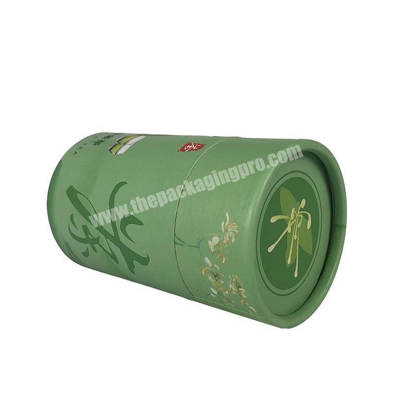 Custom Rigid Eco Friendly Paper Gift Packaging Round Tube Cylinder Box