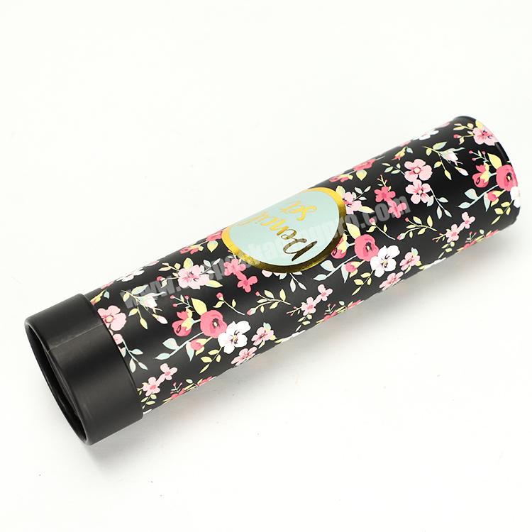 Custom Round Loose Powder Packaging Design Creative Perfume Set Cylinder Gift Packing Tube Box