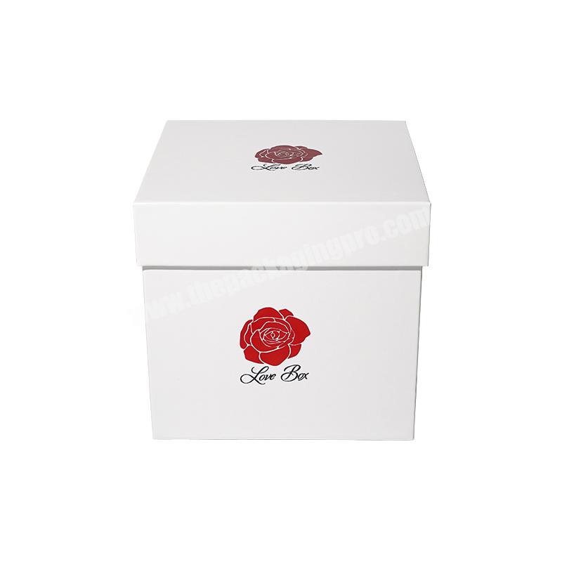 Custom Shape Size Color Print Logo Box Recycled White Coated Paper Box High Quality Batch Customization Cheap Lid And Base Box