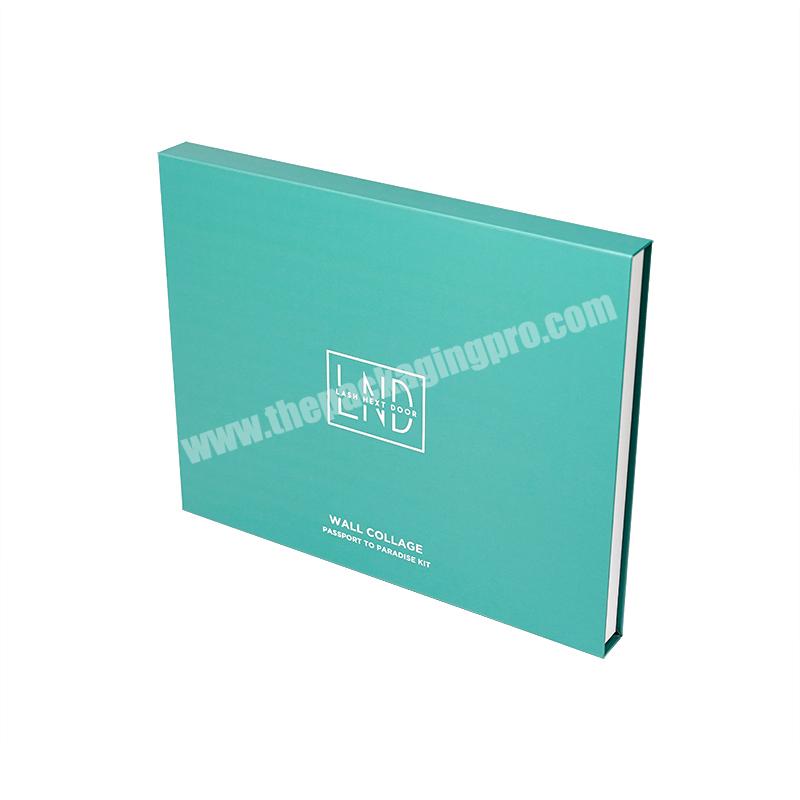 Custom Shape Size Color Printed Logo Box Green Luxury Coated Paper Packing Box Recycled Magnetic Closure Flip Box manufacturers