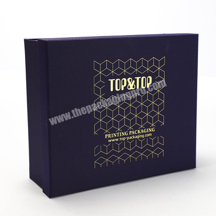 Custom Skincare Packaging Box With Sleeve Design High End Hot Stamping Cosmetic Set Packing Box