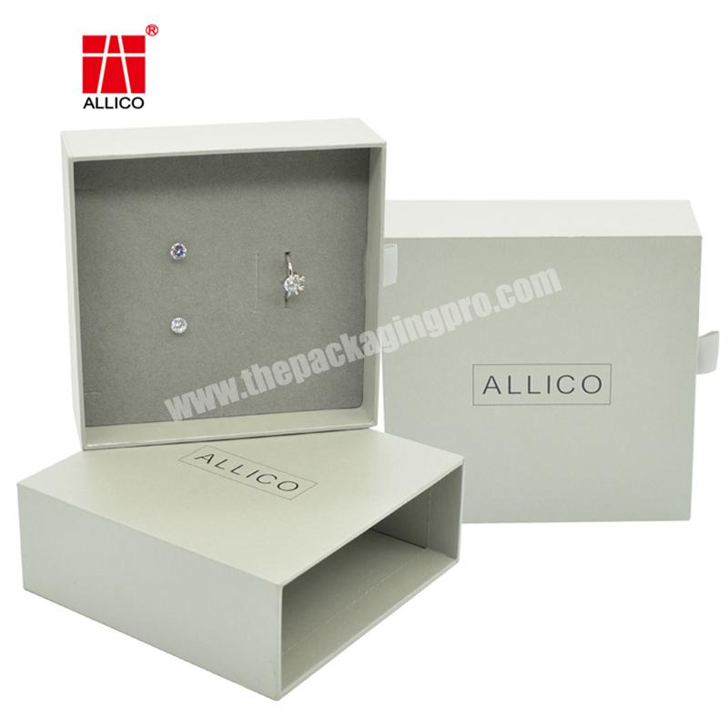 Custom Storage Gift Box Sliding Packaging Cardboard Custom Paper Drawer Box Jewelry Box