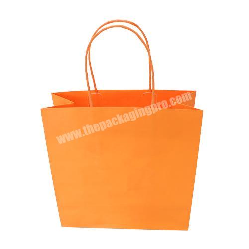Custom Wholesale Gift Clothing Takeaway Packaging luxury paper gift goodies Shopping Bag Kraft bags with your own logo