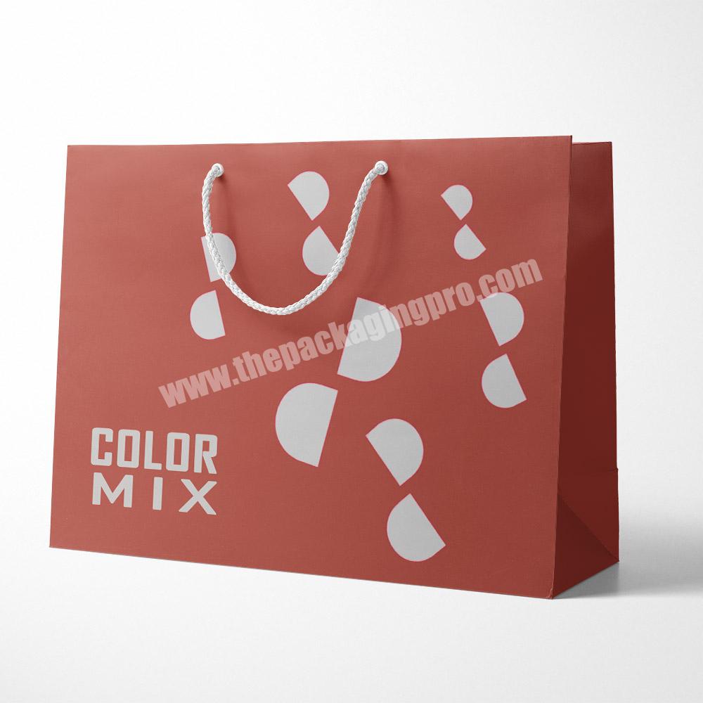 Custom Wholesale Handbag Shape Euro Tote Luxury Paper Bag With Logo