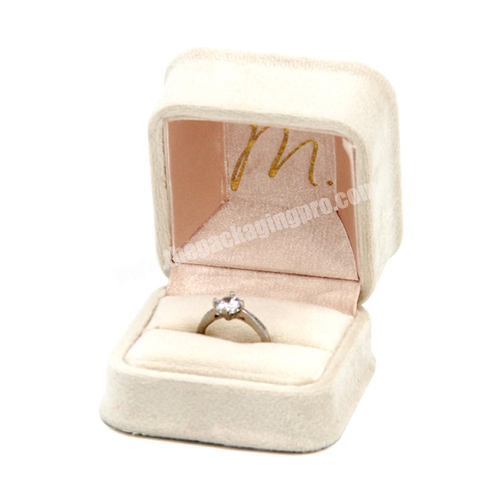 Custom cardboard gift box jewelry packaging necklace set wedding ring box luxury design jewelry gift engagement ring box