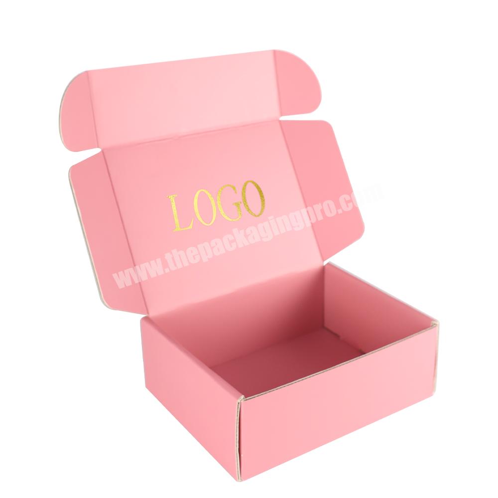 Custom corrugated gift fold box OEM factory eco friendly shipping paper mailer box packaging with logo