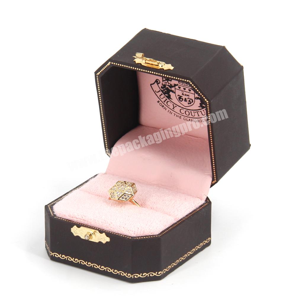 Custom design logo eco friendly large jewelry box organizer packaging ring earring jewelry gift box packaging ring jewelry boxes
