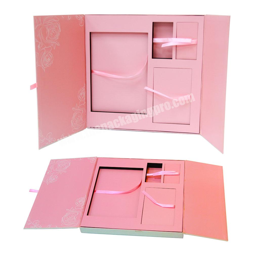 Custom display store box cosmetic cardboard cheap and exquisite cosmetic packaging box storage box skin care cosmetic packaging