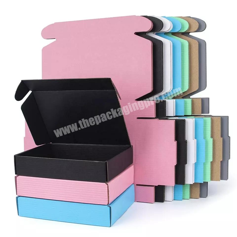 Custom eco friendly gift packaging mailing mailer corrugated box for shipping