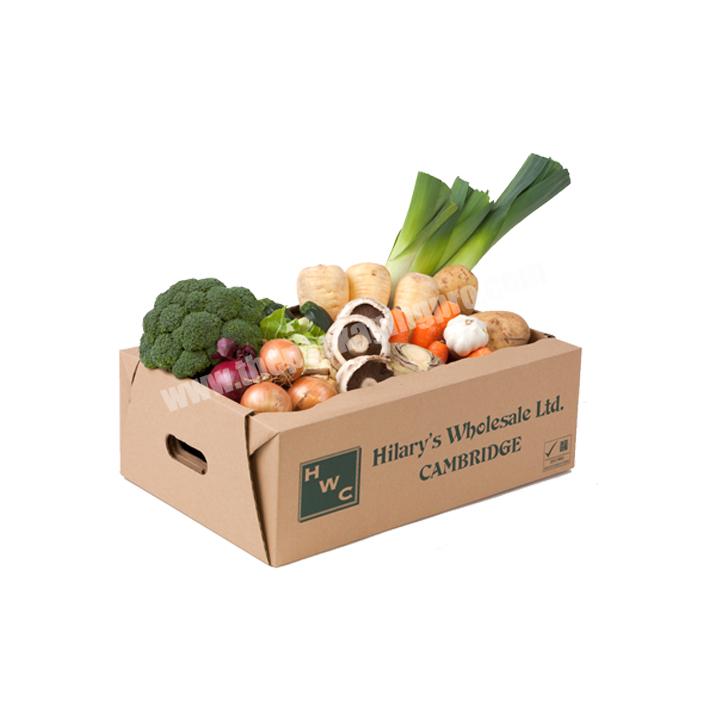 Custom fruit vegetable packaging carton box wholesale