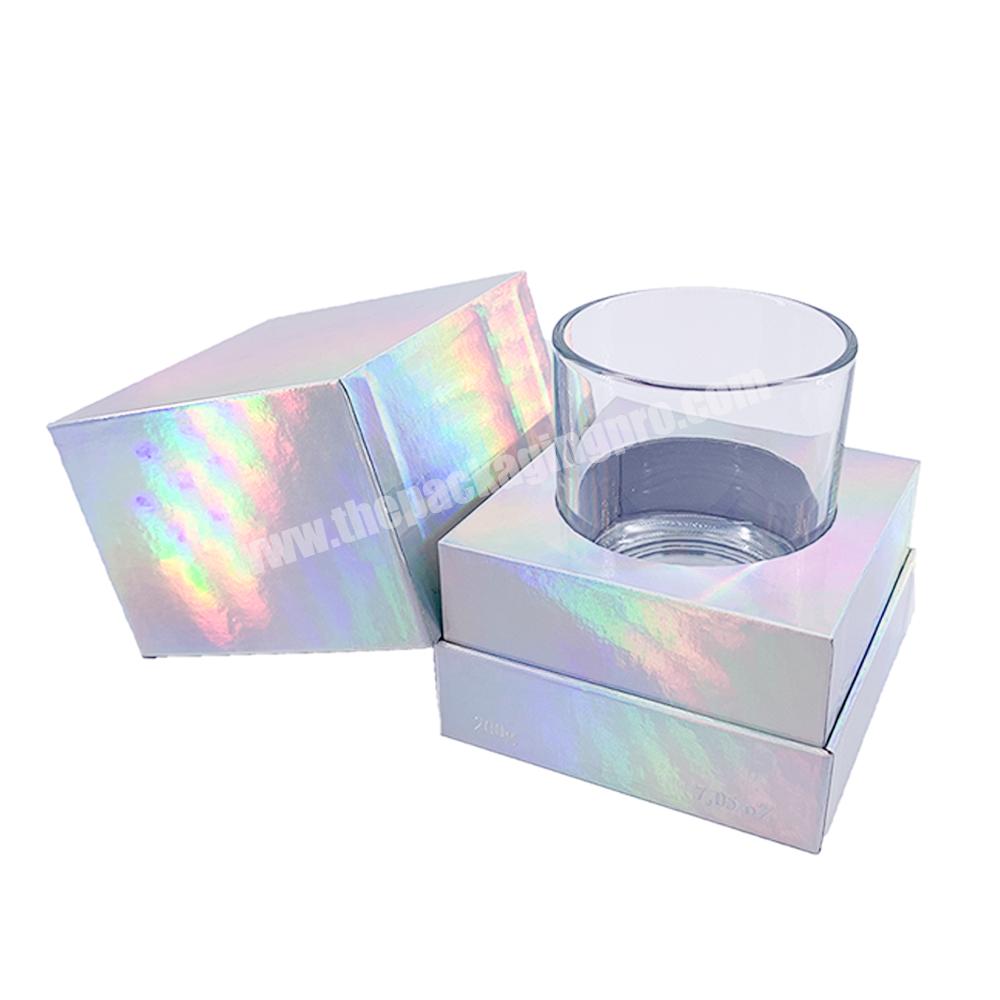 Custom gift packaging magnetic candle jars packaging boxes luxury candle set gift box packaging scented aromatherapy candle box