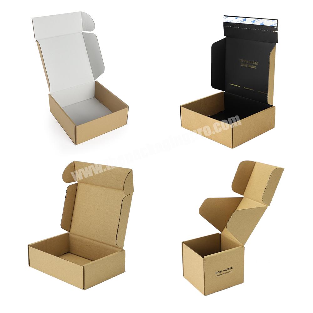 Custom logo eco friendly cajas de carton para envios corrugated cardboard paper mailing skincare cosmetic gift shipping boxes