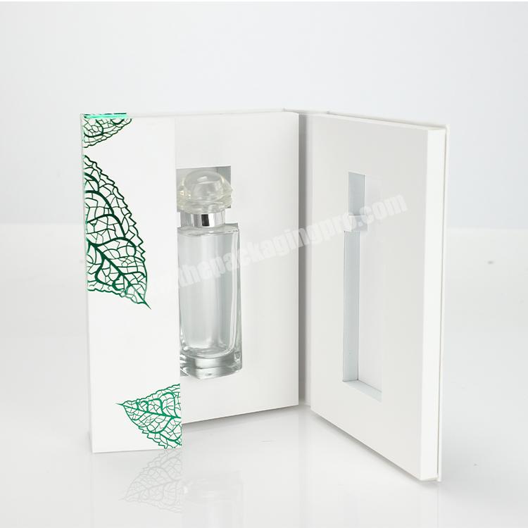 Custom logo mini luxe design rechargeable bouteille de parfums en verre perfume vide 50ml bottle and box