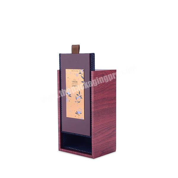 Custom logo parfum sliding drawer lid jewelry kraft paper boxes white cardboard gift box packaging cajas personalizadas carton