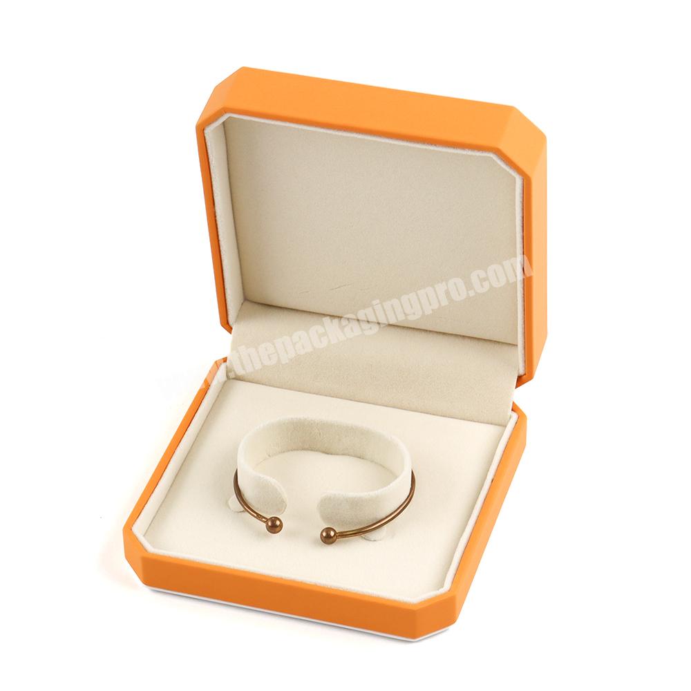 Custom logo pu leather ring necklace bracelet packaging jewelry box set luxury jewelry packaging boxes for jewelry organizer box
