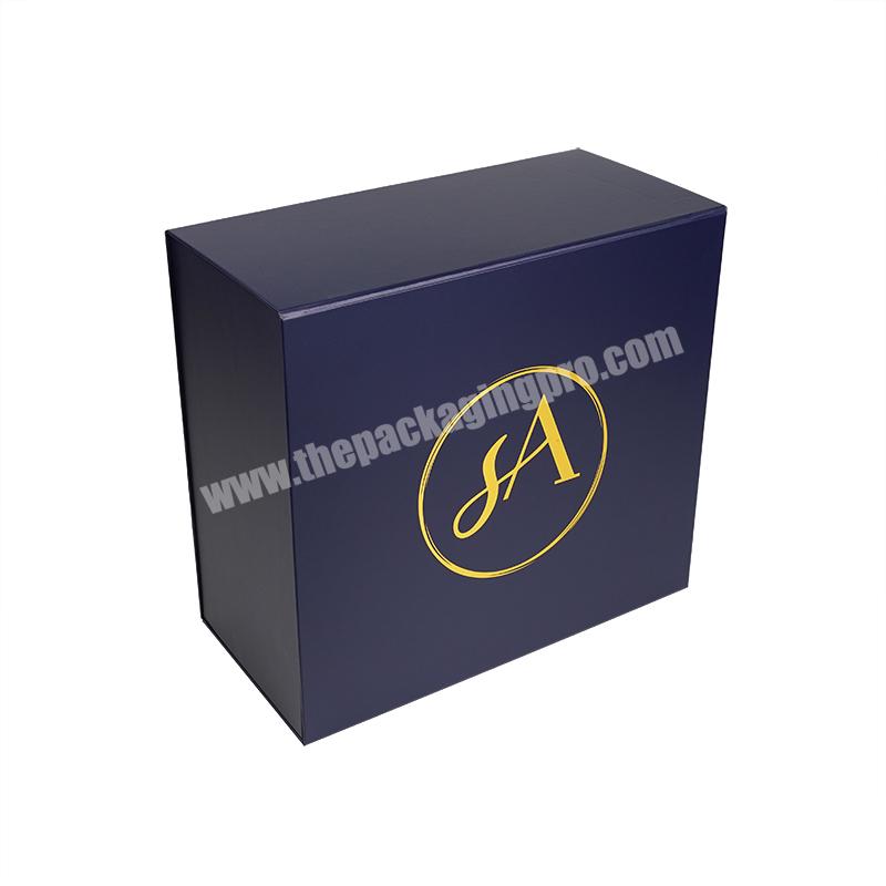 Custom luxury gift boxes with magnetic lid cardboard foldable paper gift box