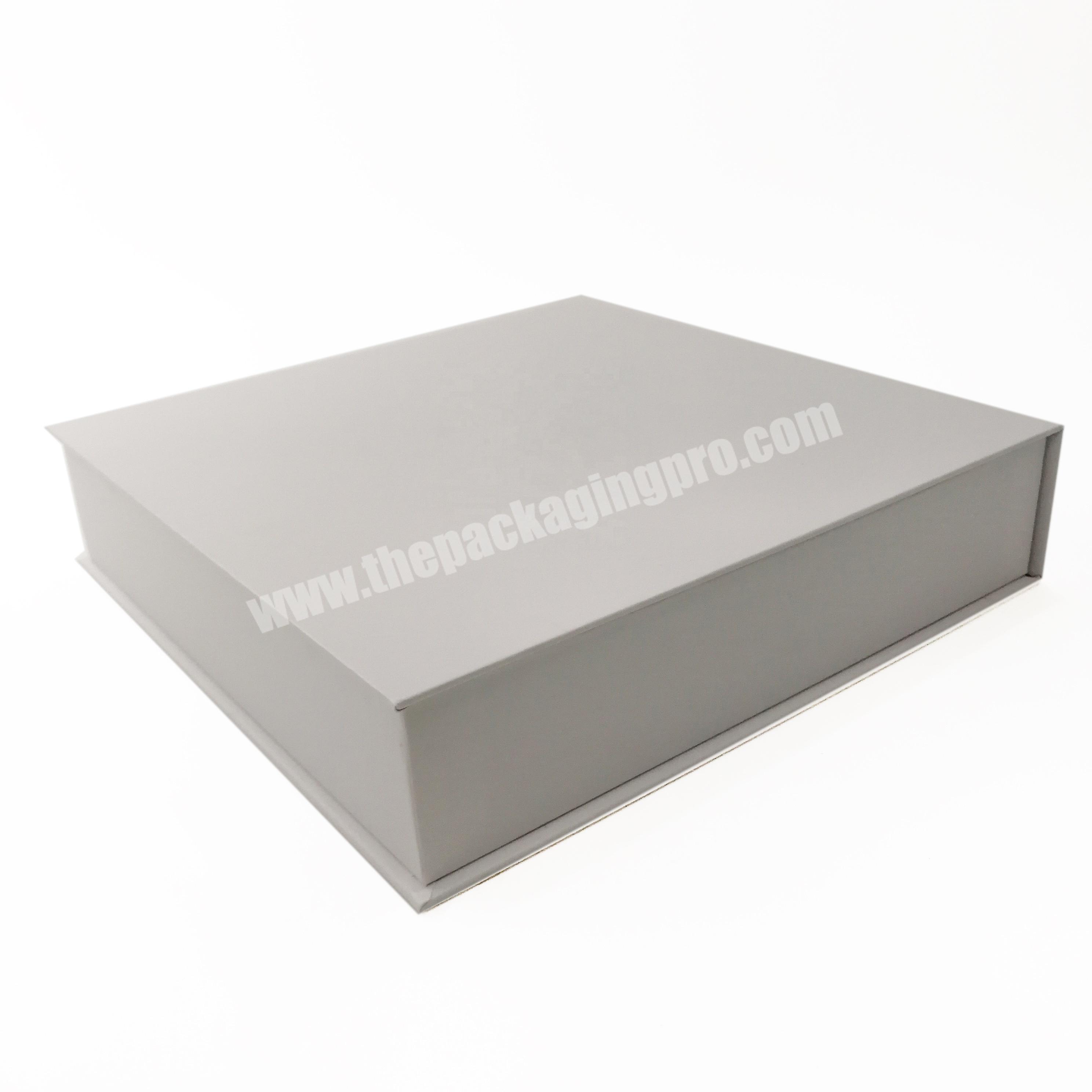 Custom luxury makeup packaging book shape cosmetic paper box with led light