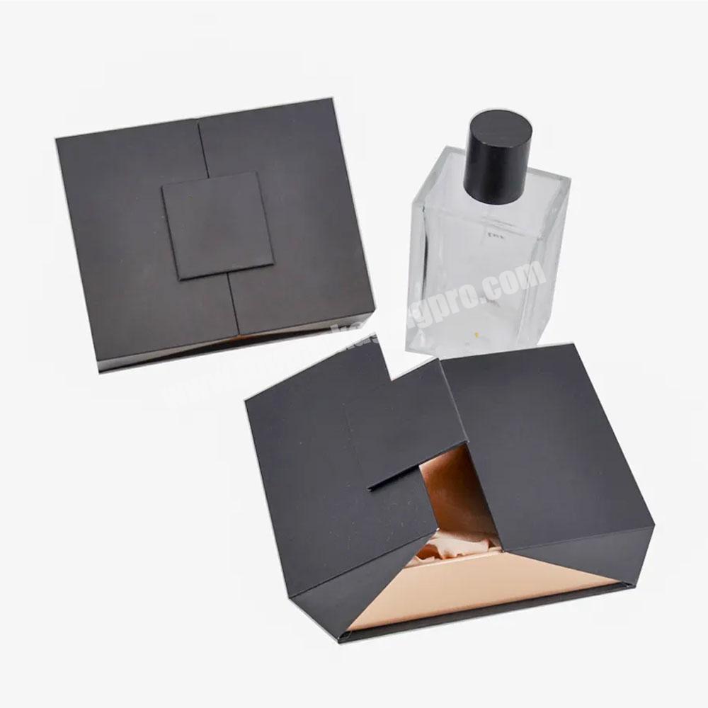 Custom organiser cosmetic box black essential oil boxes shopping cosmetics storage set packaging christmas gift for perfume box