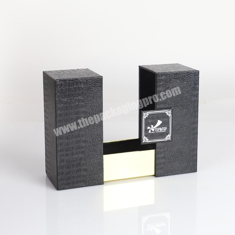 Custom print luxury rigid double open door carton cardboard paper boxes makeup perfume cosmetic skin care packaging gift box
