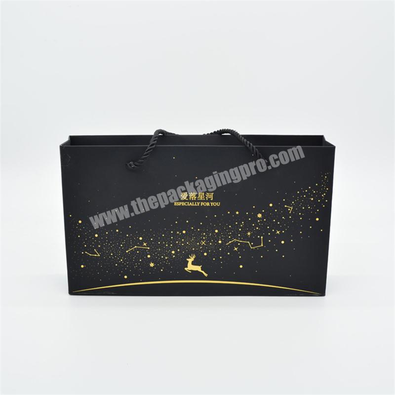 Custom print shopping paper bags packaging with your own logo