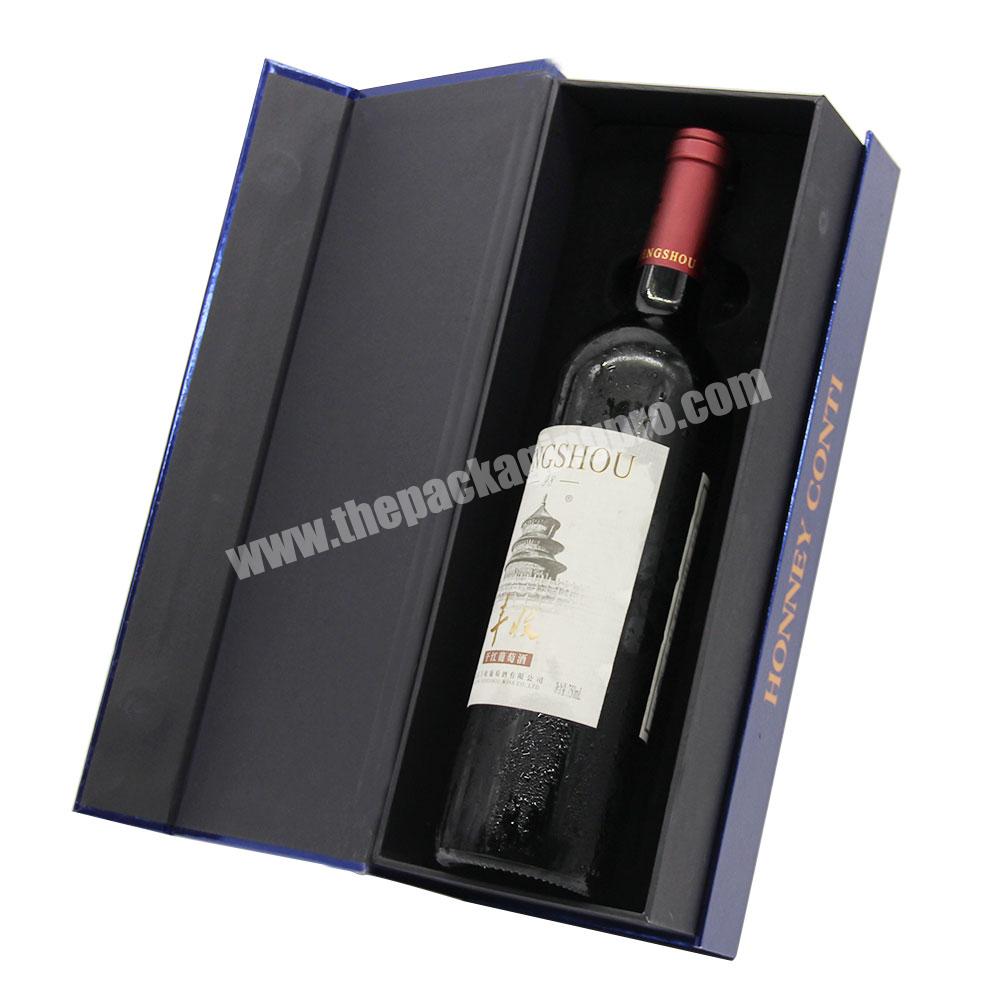 Custom sublimation wine packaging box wine bottle cylinder box packaging wine box corrugated cardboard paper packaging