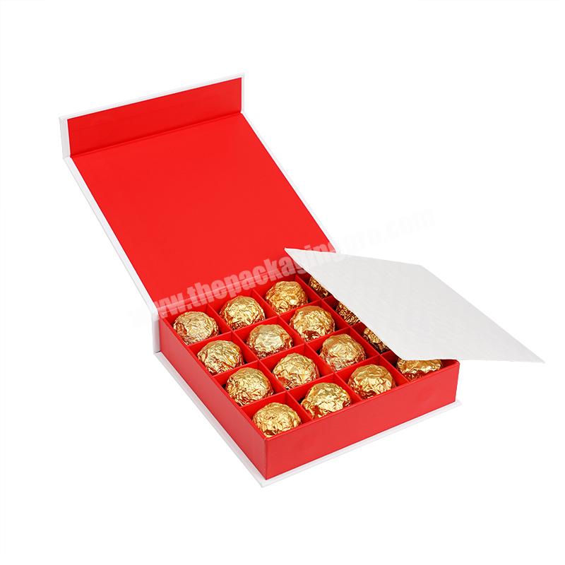 Customize Logo Luxury Empty Strawberry Sweet Candy Bonbon Packaging Gift Box Chocolate Boxes