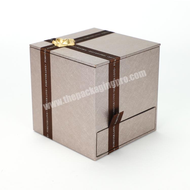 Customized Design Cardboard Flowers Packaging Paper Box Drawer Cardboard Box for Gift
