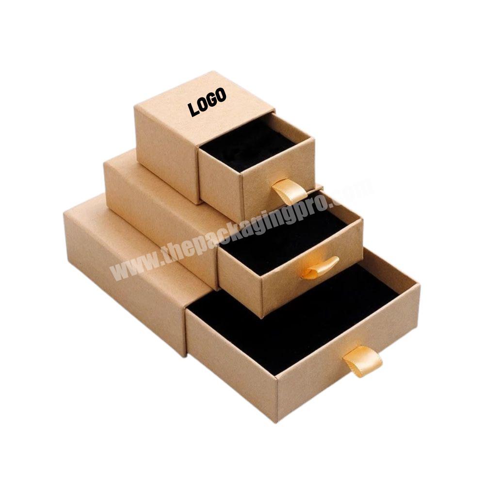 Customized Logo Paper Cardboard Drawer Jewelry Packaging Gift Box Jewelry Packaging Boxes