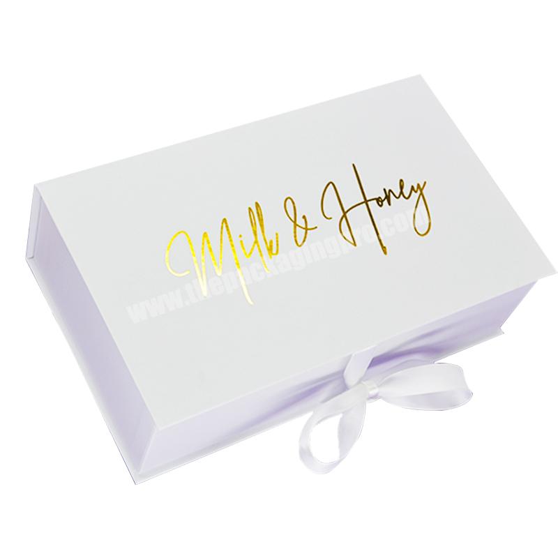 Customized Luxury Clothing Cardboard Paper Magnet Gift Bundle Hair Extension Packaging box
