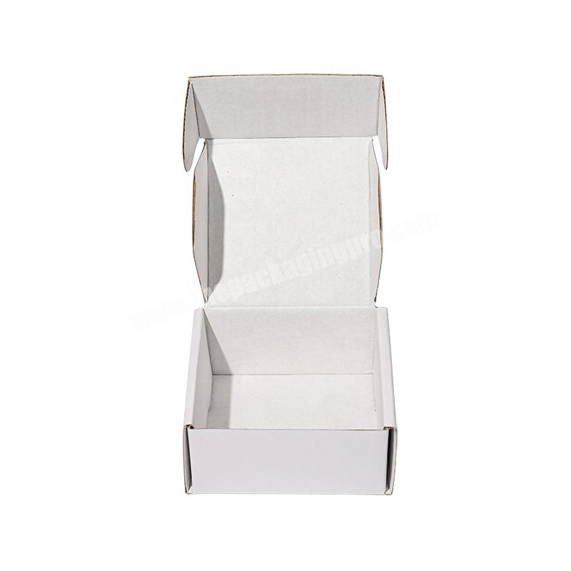 Customized Printed Logo Eco Friendly Brown Kraft Box Packaging clothes Corrugated Cardboard Mailing Box manufacturers