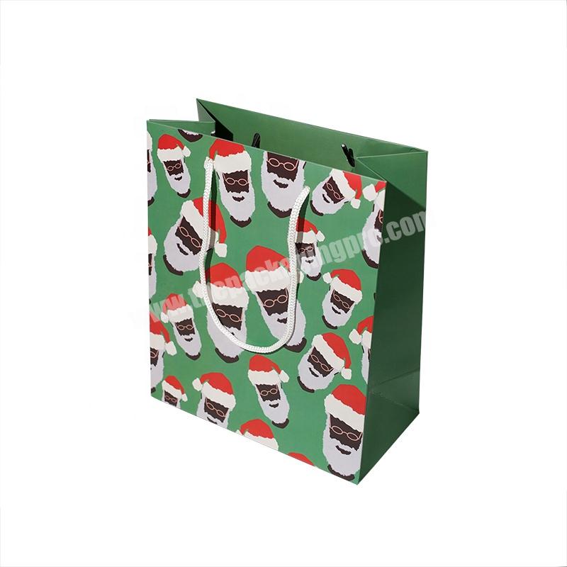 Customized Shape Logo Printing Handmade Paper Packing Handle Bag Recycled Green Gift Bag High Quality Kraft Cloth Paper Bag