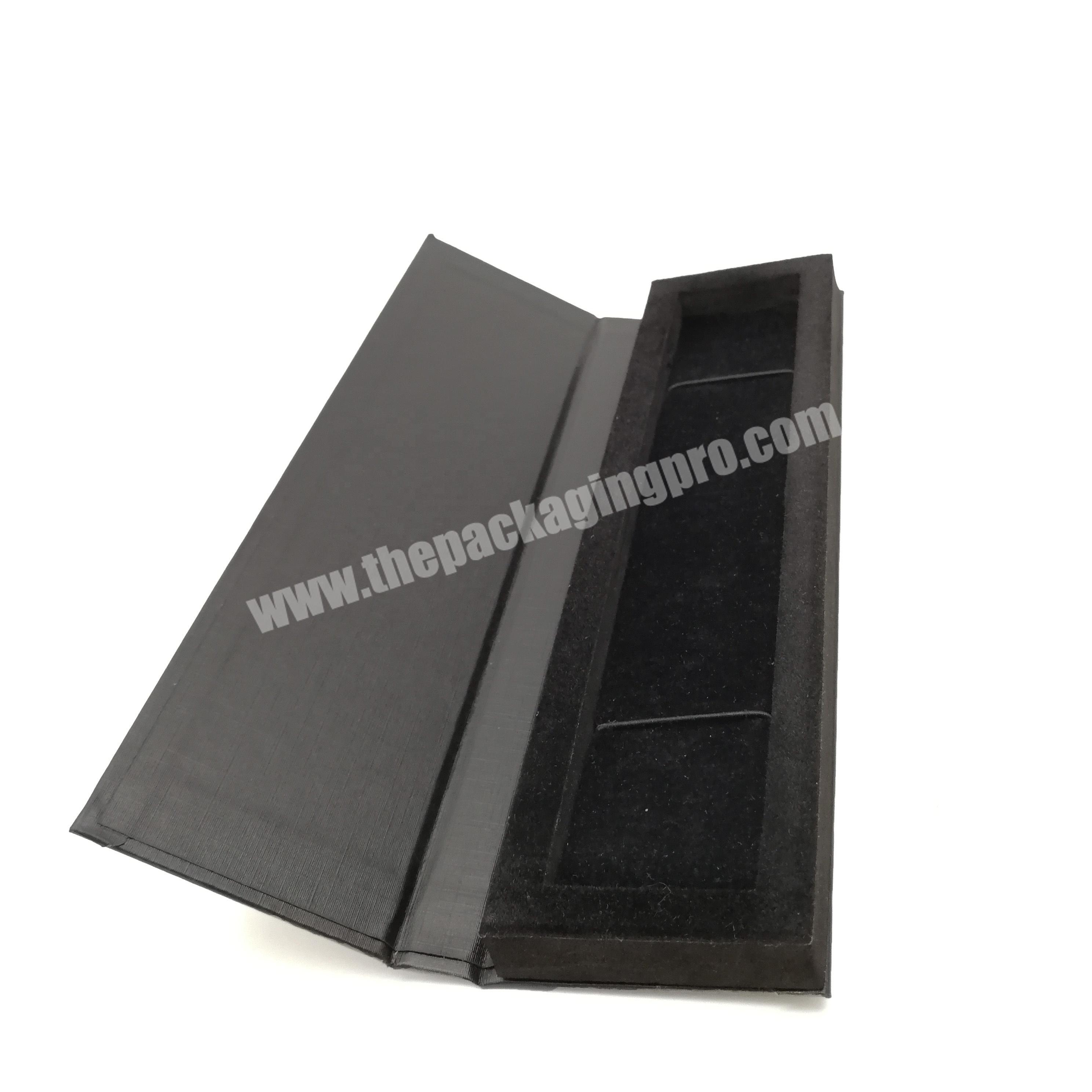 Customized Simple Foldable Magnetic Lid Open Pen Packaging Gift Box