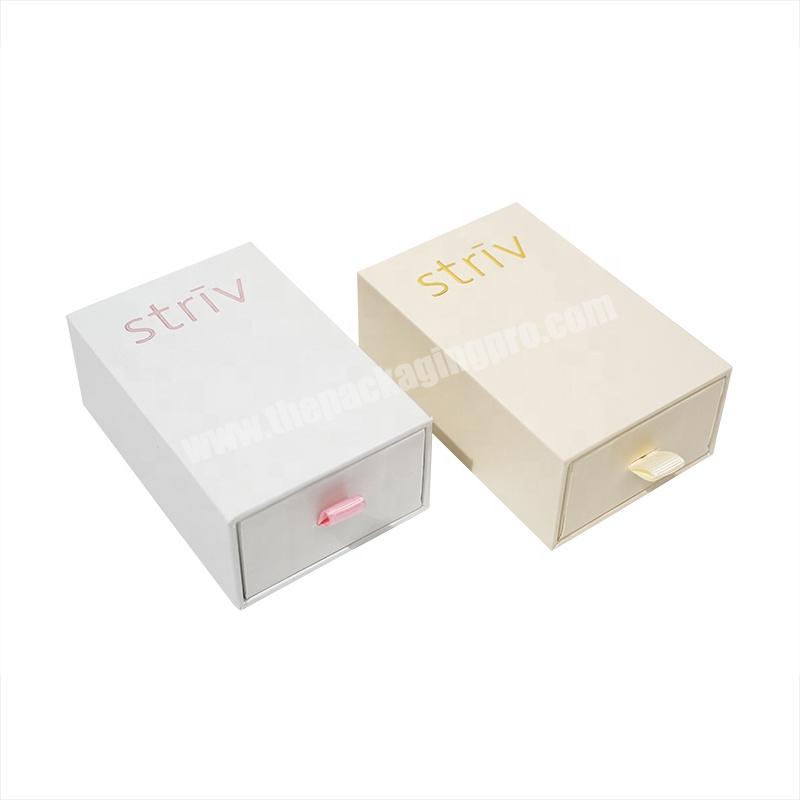 Customized Size Logo Color Printing Box Recycle Drawer Box High Quality Luxury Cardboard Paper Packing Box