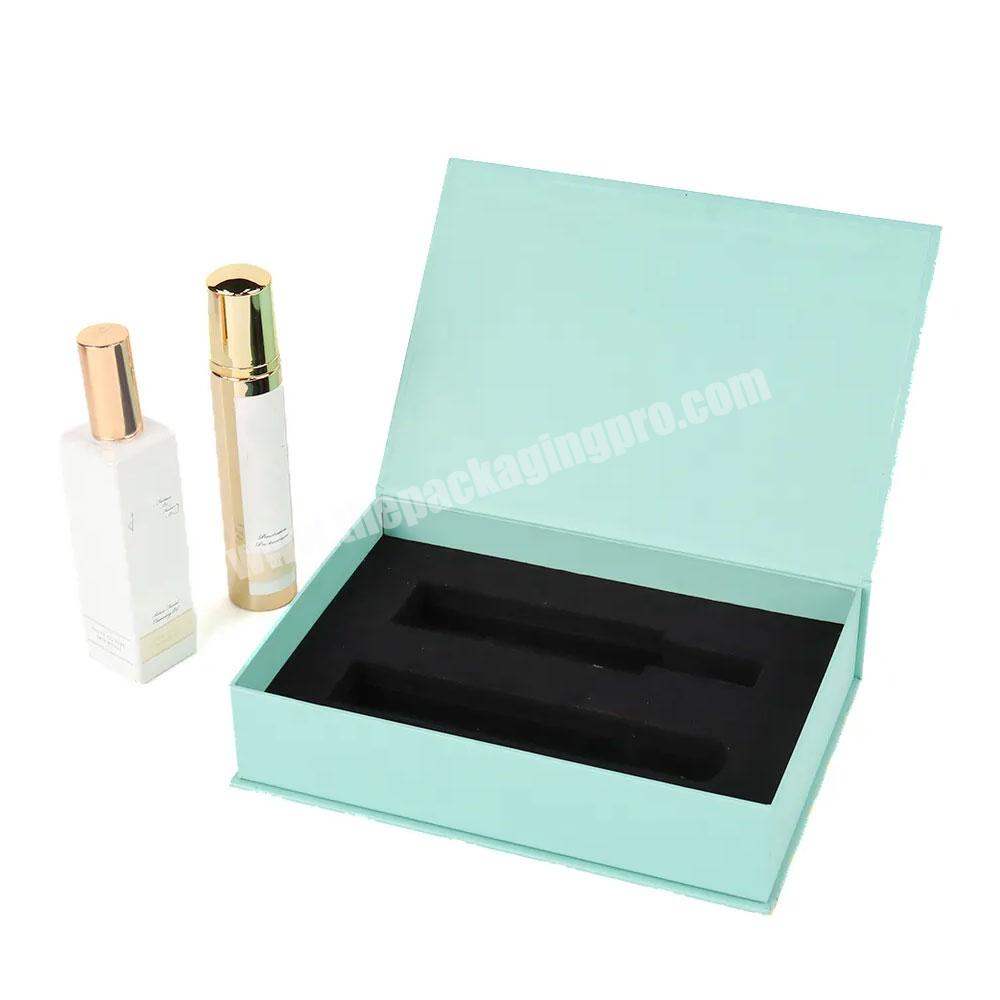 Customized fashion cosmetic paper box packaging color printing biodegradabledable cosmetic box skincare cosmetics box