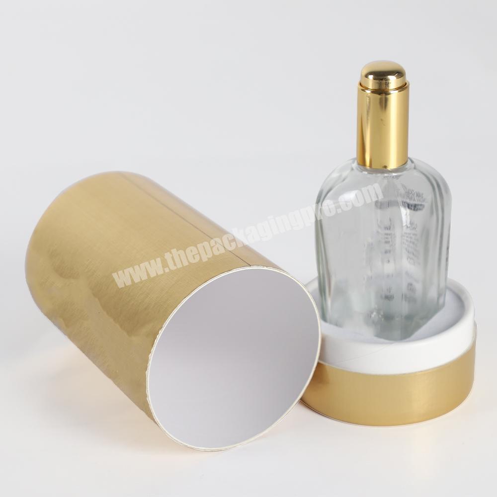 Direct factory custom eco-friendly cosmetic round cylinder gift tube packaging paper tube package candle box packaging