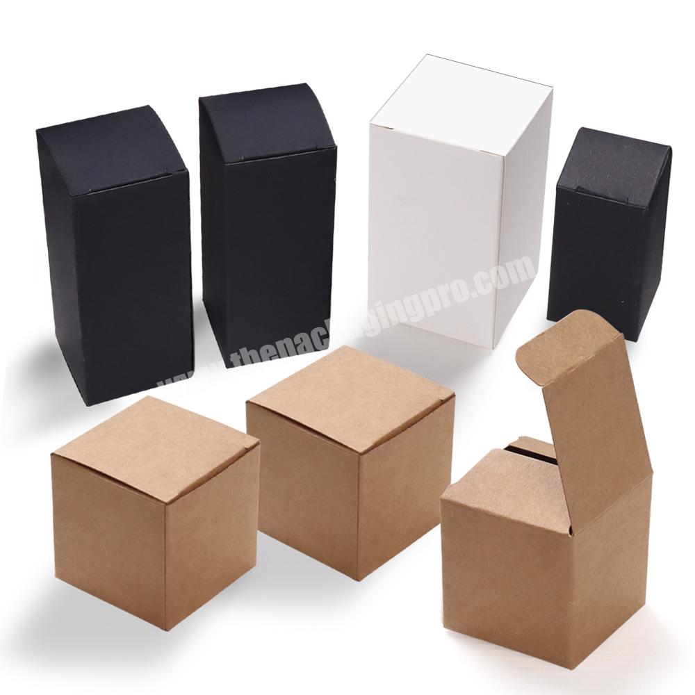 Factory Cheap Customized Product Packaging Small Plain Kraft White Cardboard Box Packaging
