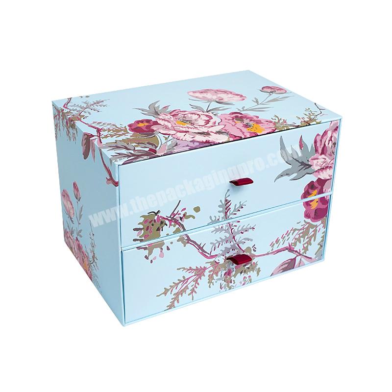 Factory Direct Sale  Mooncake Box Double Layer Drawer Luxury  Paper Packaging Gift Boxes