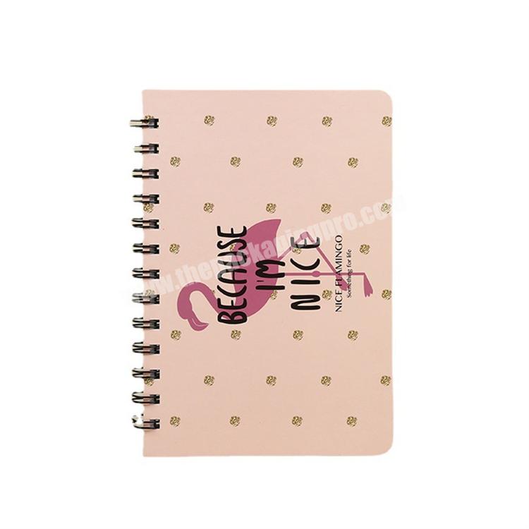 Factory Price Customized Wiro Binding Journal with Logo Hard Cover Ruled Spiral Paper Notebook for Gift